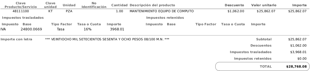 Ejemplo De Factura Con Retencion De Iva E Isr Ejemplo